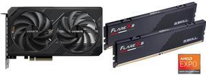 GPU Memory Combo -  GIGABYTE GV-N506TWF2-8GD Bundle with  G.SKILL F5-6000J3636F16GX2-FX5