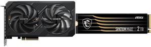GPU SSD Combo -  GIGABYTE GV-N506TWF2-8GD Bundle with  MSI SPATIUM M482 PCIe 4.0 NVMe M.2 2TB