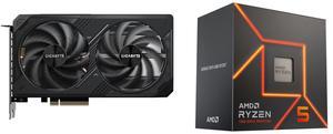 GPU CPU Combo -  GIGABYTE GV-N506TWF2-8GD Bundle with  AMD 100-100001015BOX