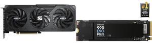 GPU SSD Combo -  GIGABYTE GV-N506TGAMING OC-8GD Bundle with  SAMSUNG MZ-V9S1T0B/AM