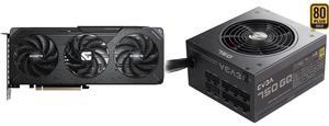 GPU PSU Combo -  GIGABYTE GV-N506TGAMING OC-8GD Bundle with  EVGA 210-GQ-0750-V1