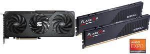 GPU Memory Combo -  GIGABYTE GV-N506TGAMING OC-8GD Bundle with  G.SKILL F5-6000J3636F16GX2-FX5