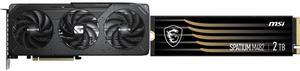 GPU SSD Combo -  GIGABYTE GV-N506TGAMING OC-8GD Bundle with  MSI SPATIUM M482 PCIe 4.0 NVMe M.2 2TB