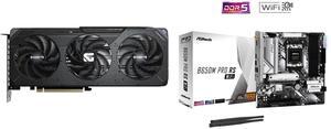 GPU Motherboard Combo -  GIGABYTE GV-N506TGAMING OC-8GD Bundle with  ASRock B650M Pro RS WiFi