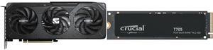 GPU SSD Combo -  GIGABYTE GV-N506TGAMING OC-8GD Bundle with  Crucial CT1000T705SSD3