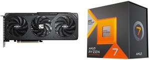 GPU CPU Combo -  GIGABYTE GV-N506TGAMING OC-8GD Bundle with  AMD 100-100000910WOF