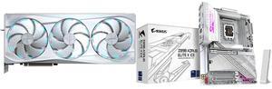 GPU Motherboard Combo -  GIGABYTE GV-N5090AORUSM ICE-32GD Bundle with  GIGABYTE Z890 AORUS ELITE X ICE