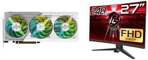 GPU Monitor Combo -  ASRock RX9070XT SL 16G Bundle with  ASRock Phantom Gaming PG27F15RS1A
