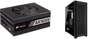CORSAIR AXi Series AX1600i CP-9020087-NA 1600W Digital ATX Power Supply CORSAIR 7000D AIRFLOW Full-Tower ATX PC Case