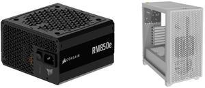 CORSAIR RMx Series RM850e 850 W Power Supply CORSAIR 3000D AIRFLOW Mid-Tower PC Case - White - 2x SP120 ELITE Fans - Four-Slot GPU Support – Fits up to 8x 120mm fans - High-Airflow Design