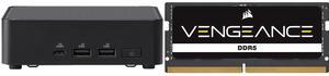 Mini-PC Memory Combo -  ASUS RNUC14RVKU50000UI Bundle with  Corsair CMSX32GX5M1A4800C40