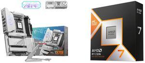 Motherboard CPU Combo -  MSI MPG X870E EDGE TI WIFI Bundle with AMD 9800X3D