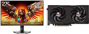 Monitor GPU Combo -  ABS GQ271NE Bundle with  Sapphire Tech 11350-04-20G
