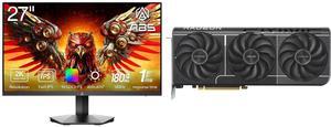 Monitor GPU Combo -  ABS GQ271NE Bundle with  ASUS PRIME-RX9060XT-O8G