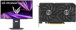 Monitor GPU Combo -  LG Electronics 27GX790A-B Bundle with  ASUS DUAL-RX9060XT-8G