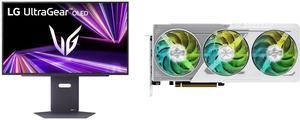 Monitor GPU Combo -  LG Electronics 27GX790A-B Bundle with  ASRock RX9060XT SL 8GO