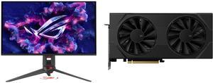 Monitor GPU Combo -  ASUS PG27UCDM Bundle with  XFX RX-96TSW8GBQ