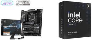 Motherboard CPU Combo -  MSI Z890 GAMING PLUS WIFI Bundle with  Intel BX80768265K