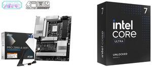 Motherboard CPU Combo -  MSI PRO Z890-A WIFI Bundle with  Intel BX80768265K
