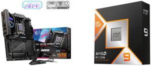 Motherboard CPU Combo -  MSI MPG X870E CARBON WIFI Bundle with  AMD 100-100000719WOF