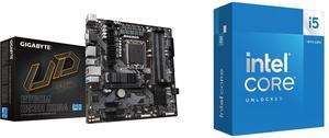 Motherboard CPU Combo -  GIGABYTE B760M DS3H DDR4 Bundle with  Intel BX8071514600K