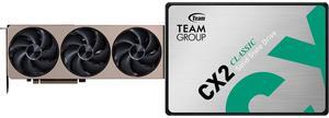 GPU SSD Combo -  MSI RTX 5070 Ti 16G INSPIRE 3X OC Bundle with  Team Group T253X6256G0C101