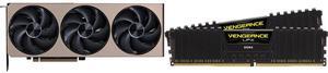 GPU Memory Combo -  MSI RTX 5070 Ti 16G INSPIRE 3X OC Bundle with  Corsair CMK32GX4M2E3200C16