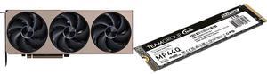 GPU SSD Combo -  MSI RTX 5070 Ti 16G INSPIRE 3X OC Bundle with  Team Group TM8FFD001T0C101