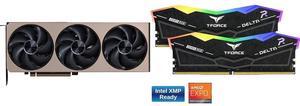 GPU Memory Combo -  MSI RTX 5070 Ti 16G INSPIRE 3X OC Bundle with  Team Group FF7D516G6000HC38ADC01