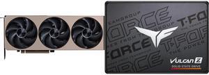 GPU SSD Combo -  MSI RTX 5070 Ti 16G INSPIRE 3X OC Bundle with  Team Group T253TZ002T0C101