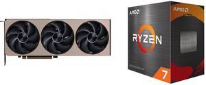 GPU CPU Combo -  MSI RTX 5070 Ti 16G INSPIRE 3X OC Bundle with  AMD 100-100001582BOX