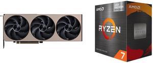 GPU CPU Combo -  MSI RTX 5070 Ti 16G INSPIRE 3X OC Bundle with  AMD 100-100000263BOX