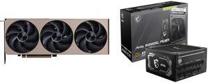 GPU PSU Combo -  MSI RTX 5070 Ti 16G INSPIRE 3X OC Bundle with  MSI MAG A1000GL PCIE5