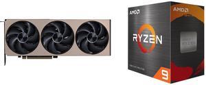 GPU CPU Combo -  MSI RTX 5070 Ti 16G INSPIRE 3X OC Bundle with  AMD 100-100000059WOF