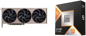 GPU CPU Combo -  MSI RTX 5070 Ti 16G INSPIRE 3X OC Bundle with  AMD 100-100000719WOF