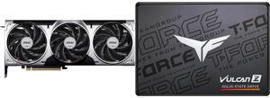 GPU SSD Combo -  MSI RTX 5070 12G VENTUS 3X OC Bundle with  Team Group T253TZ001T0C101
