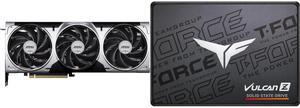 GPU SSD Combo -  MSI RTX 5070 12G VENTUS 3X OC Bundle with  Team Group T253TZ002T0C101
