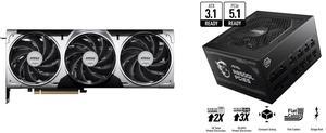 GPU PSU Combo -  MSI RTX 5070 12G VENTUS 3X OC Bundle with  MSI MAG A850GL PCIE5