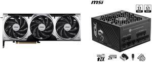 GPU PSU Combo -  MSI RTX 5070 12G VENTUS 3X OC Bundle with  MSI MPG A850GS PCIE5