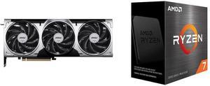 GPU CPU Combo -  MSI RTX 5070 12G VENTUS 3X OC Bundle with  AMD 100-100000926WOF