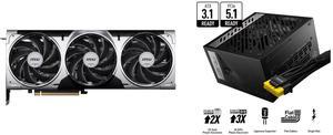 GPU PSU Combo -  MSI RTX 5070 12G VENTUS 3X OC Bundle with  MSI MPG A850G PCIE 5