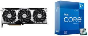 GPU CPU Combo -  MSI RTX 5070 12G VENTUS 3X OC Bundle with  Intel BX8071512700KF