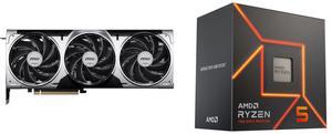 GPU CPU Combo -  MSI RTX 5070 12G VENTUS 3X OC Bundle with  AMD 100-100001015BOX