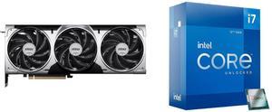 GPU CPU Combo -  MSI RTX 5070 12G VENTUS 3X OC Bundle with  Intel BX8071512700K