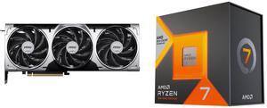GPU CPU Combo -  MSI RTX 5070 12G VENTUS 3X OC Bundle with  AMD 100-100000910WOF