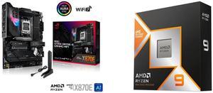 Motherboard CPU Combo -  ASUS ROG STRIX X870E-E GAMING WIFI Bundle with  AMD 100-100000719WOF