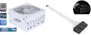 SAMA XP 1000w ATX Power Supply PSU For Gaming Computer PC Power Supply Unit White - 80 Plus Platinum Gold - ATX 3.0 & PCIe 5.0 Compliant - Fully Modular - Low Noise Intelligent ECO
Silent Fan SAMA PCI-E 5.0 GPU PSU Cable 12+4pin to 3×8PIN 1 SAMA XP 1000w ATX Power Supply PSU For Gaming Computer PC Power Supply Unit White - 80 Plus Platinum Gold - ATX 3.0 & PCIe 5.0 Compliant - Fully Modular - Low Noise Intelligent ECO
Silent Fan SAMA PCI-E 5.0 GPU PSU Cable 12+4pin to 3×8PIN 1