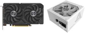 ASUS Dual Radeon RX 9060 XT 8GB 128-Bit GDDR6 PCI Express 5.0 Graphics Card DUAL-RX9060XT-8G RX 9060XT Montech TITAN PLA 850 850 W Power Supply