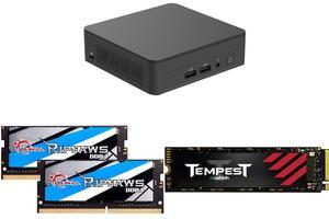 ASUS NUC 13 PRO RNUC13ANKI30000UI Black Barebone Slim Kit (with Intel® Core™ i3-1315U , Single Unit - Memory and Storage Sold Separately ) G.SKILL Ripjaws Series 32GB (2 x 16GB) 260-Pin DDR4 SO-DIMM DDR4 3200 (PC4 25600) Laptop Memory Model ASUS NUC 13 PRO RNUC13ANKI30000UI Black Barebone Slim Kit (with Intel® Core™ i3-1315U , Single Unit - Memory and Storage Sold Separately ) G.SKILL Ripjaws Series 32GB (2 x 16GB) 260-Pin DDR4 SO-DIMM DDR4 3200 (PC4 25600) Laptop Memory Model
