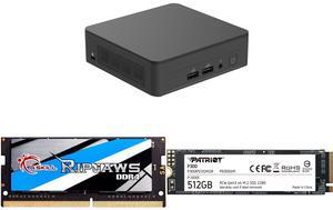 ASUS NUC 13 PRO RNUC13ANKI30000UI Black Barebone Slim Kit (with Intel® Core™ i3-1315U , Single Unit - Memory and Storage Sold Separately ) G.SKILL Ripjaws Series 16GB 260-Pin DDR4 SO-DIMM DDR4 3200 (PC4 25600) Laptop Memory Model F4-3200C22 ASUS NUC 13 PRO RNUC13ANKI30000UI Black Barebone Slim Kit (with Intel® Core™ i3-1315U , Single Unit - Memory and Storage Sold Separately ) G.SKILL Ripjaws Series 16GB 260-Pin DDR4 SO-DIMM DDR4 3200 (PC4 25600) Laptop Memory Model F4-3200C22
